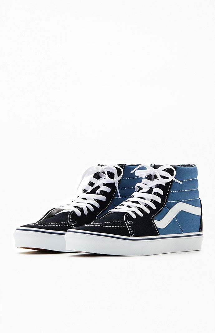 Vans Sk8 Hi Navy Shoes PacSun