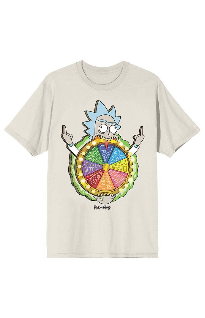 Rick Morty Spin the Wheel T Shirt PacSun