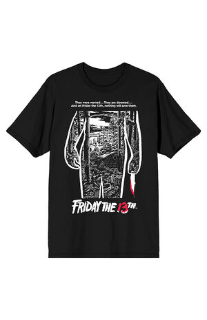 Friday The 13th Movie Poster T-Shirt image number 1