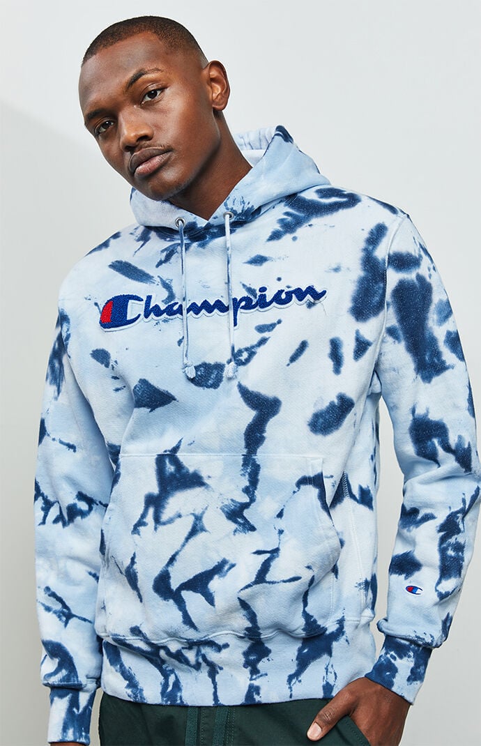 champion hoodie tie dye