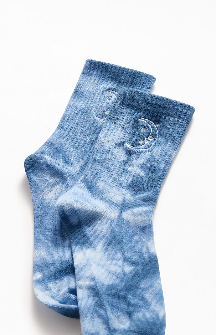 Tie Dye Moon Socks