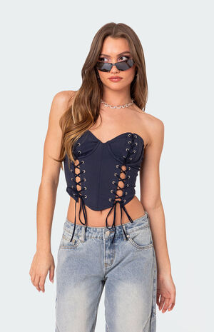 Mckenna Lace Up Corset image number 4