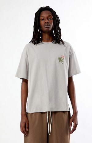 Rose Embroidered T-Shirt image number 1