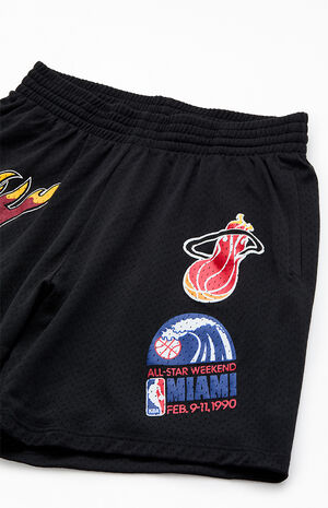 NBA All-Star 1990 Miami Heat 1990 Basketball Shorts image number 3