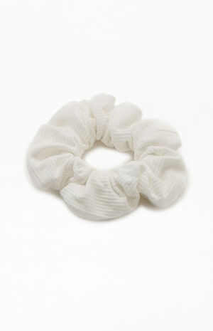 White Hair Scrunchie image number 1