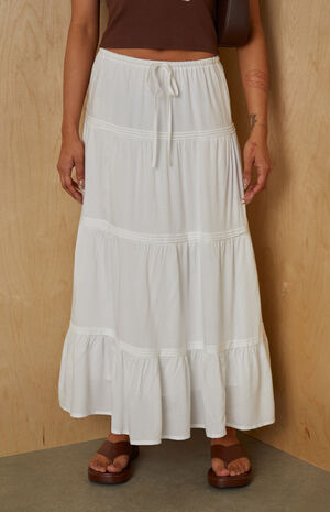 Tiered Maxi Skirt image number 2
