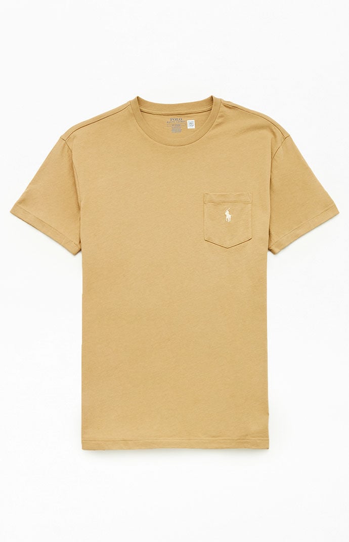 Ralph lauren polo shirt with pocket clearance