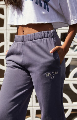 Blue New York Sweatpants Blue New York Sweatpants image number null