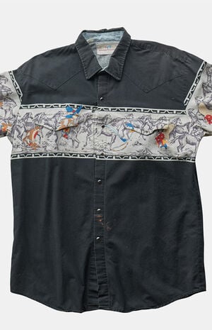 '90s Cowboy Button Up Top image number 3