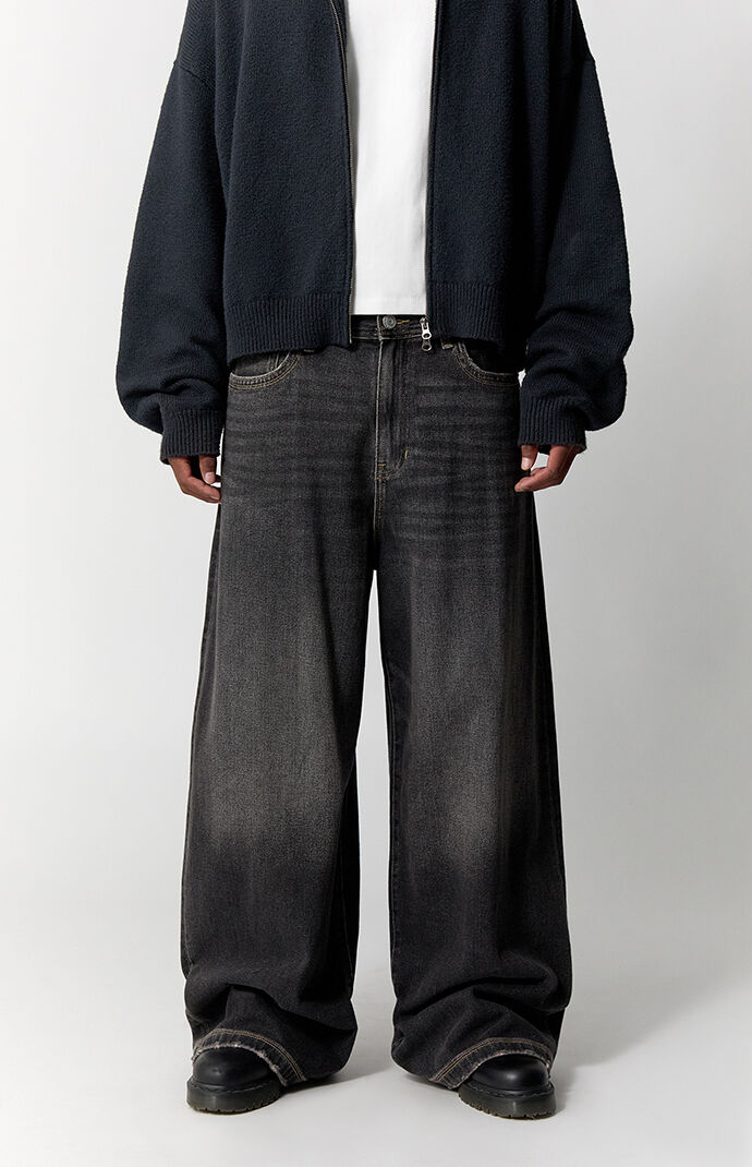 Pacsun Ryder Ultra Baggy Jeans Black Tinted