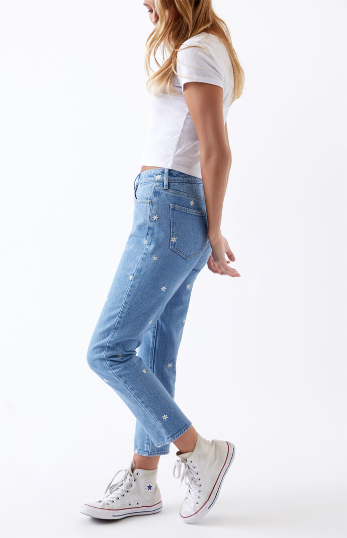 PacSun Raining Daisy Mom Jeans PacSun