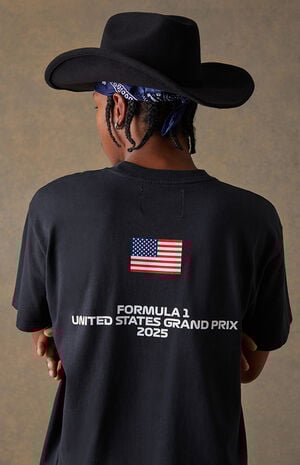 x Pacsun United States Grand Prix 2025 Road To Freedom T-Shirt image number 2