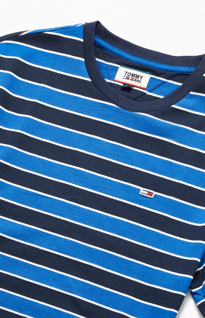 tommy jeans bold stripe t shirt