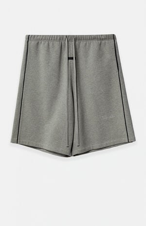 Concrete Heather & Black Basketball Fleece Sweat Short