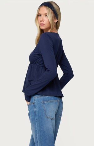 Kenzie Long Sleeve Babydoll Top image number 3