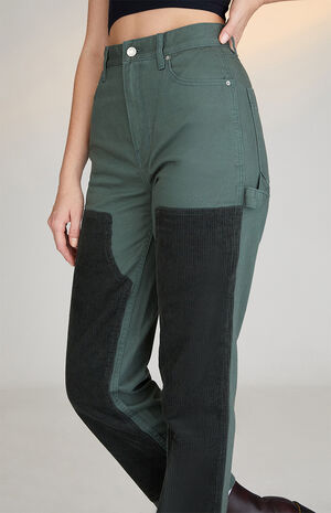 Olive Workwear Carpenter Pants image number 4