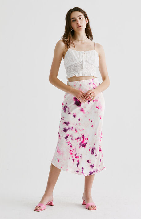 Embroidered Keyhole Cami Top