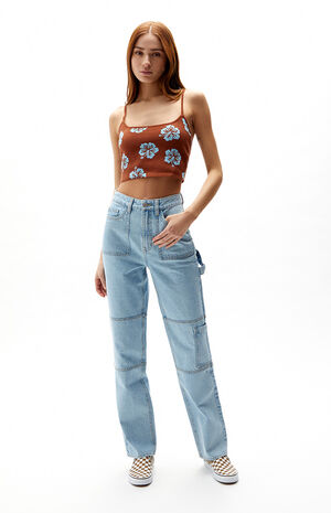 Basic Back Tie Tank Top image number 4