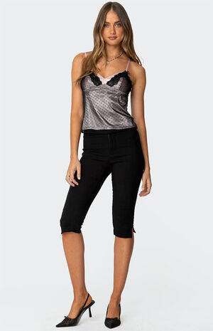 Janie Layered Polka Dot Mesh Top image number 5