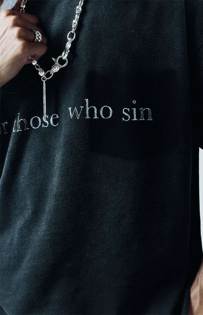 For Those Who Sin We Are Not Forever Pocket T-Shirt