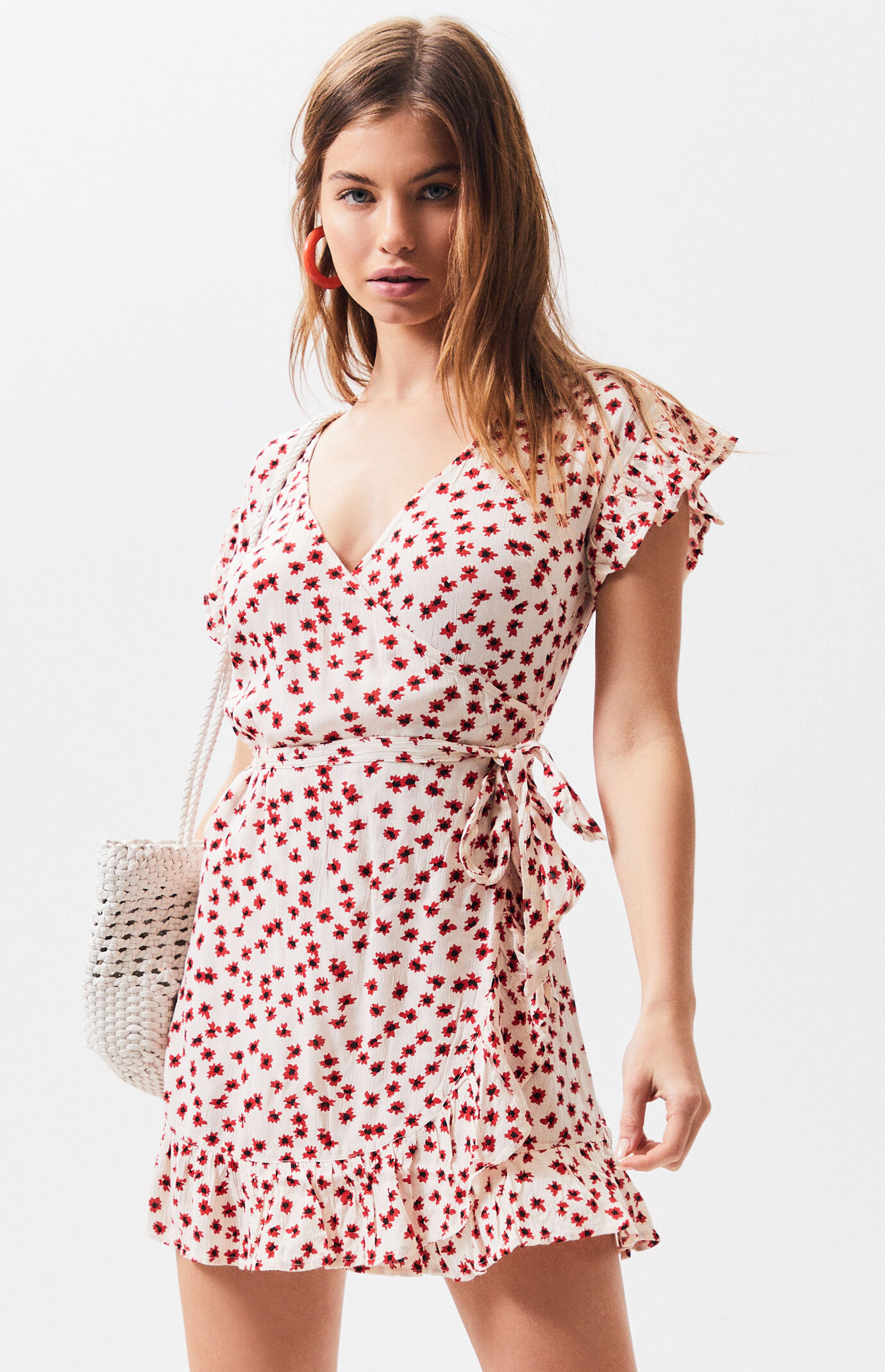 Pacsun wrap dress discount