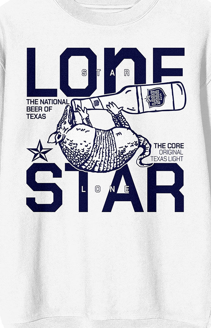 Lone Star Armadillo Drink Crew Neck Sweatshirt
