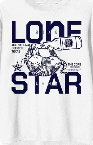 Lone Star Armadillo Drink Crew Neck Sweatshirt image number 2