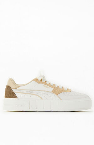Women's Beige Cali Court Sneakers image number 1