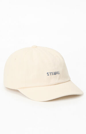 Off White Minimal 6 Panel Dad Hat image number 1