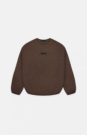 Essentials Heather Wood Crew Neck Sweatshirt image number 1