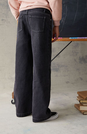 Eco Black Baggy Jeans image number 5