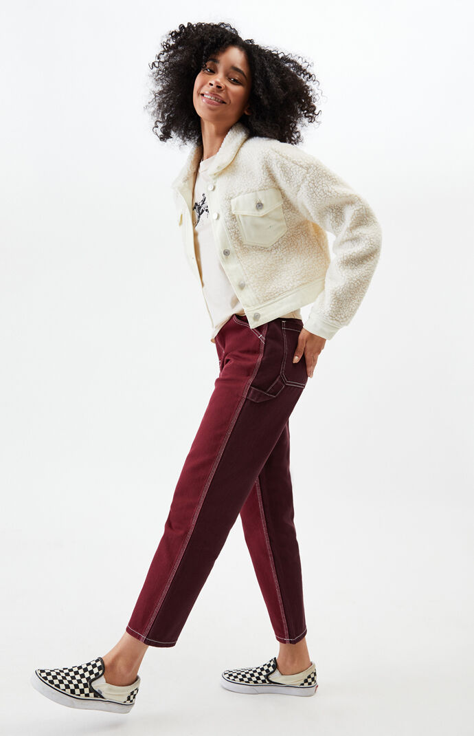 high waist carpenter pants