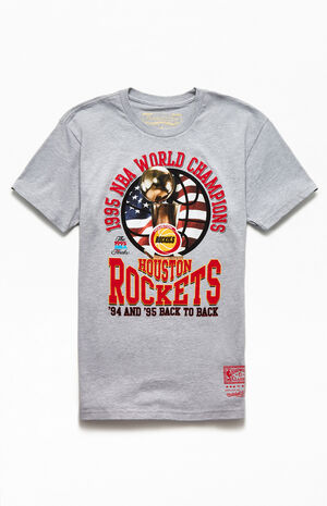 Mitchell & Ness Men's Houston Rockets Logo T-shirt