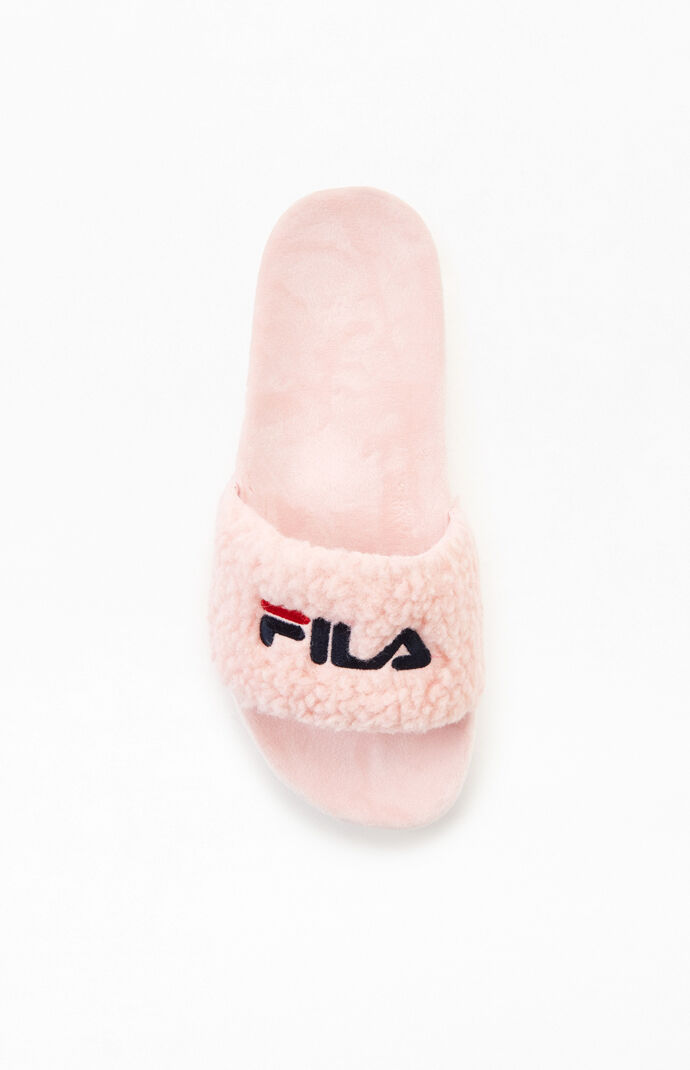 Women's Fuzzy Slide Sandals