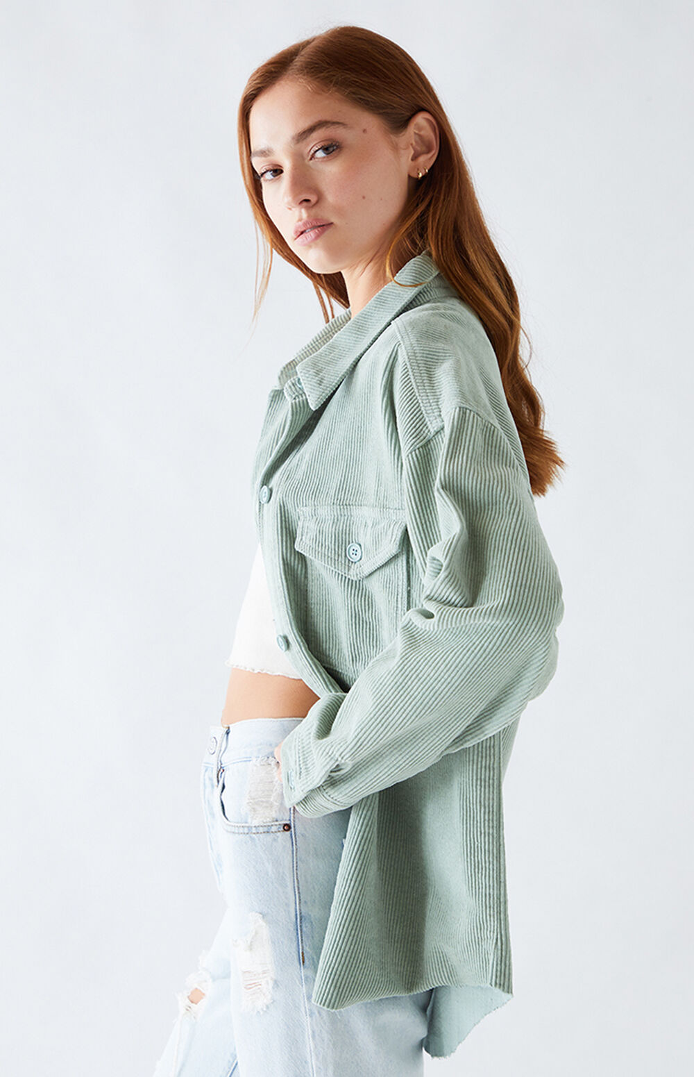 PacSun Corduroy Shirt Jacket PacSun