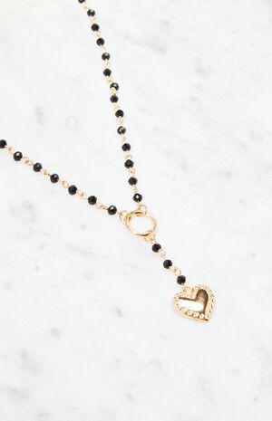 Beaded Heart Necklace image number 2