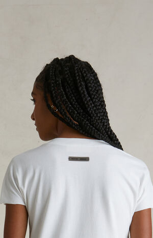 Women's Cloud White Tri-Blend Muscle T-Shirt image number 5