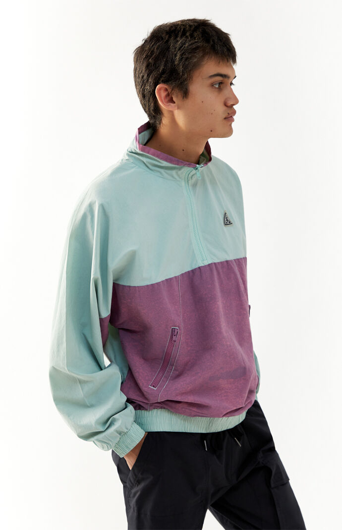 Color-block Anorak Jacket