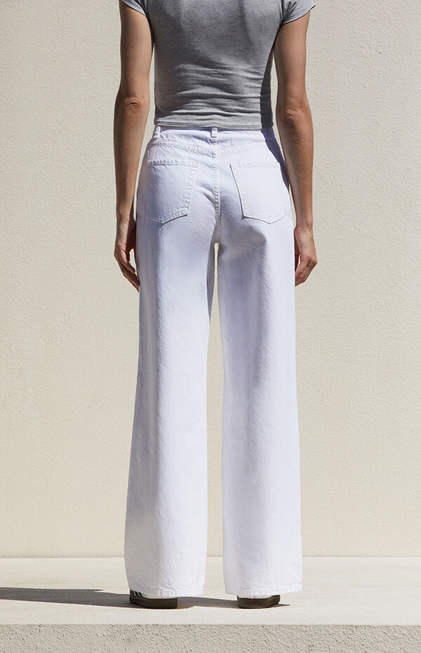 Pacsun High Rise Flare White Jeans White Low Rise Flare Jeans