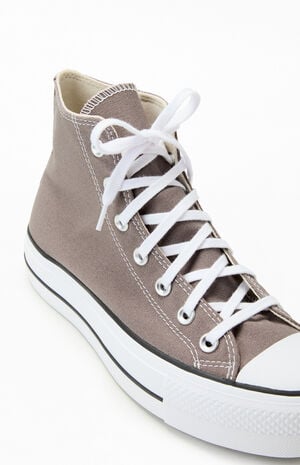 Women's Light Brown Chuck Taylor All Star Lift Sneakers image number 6