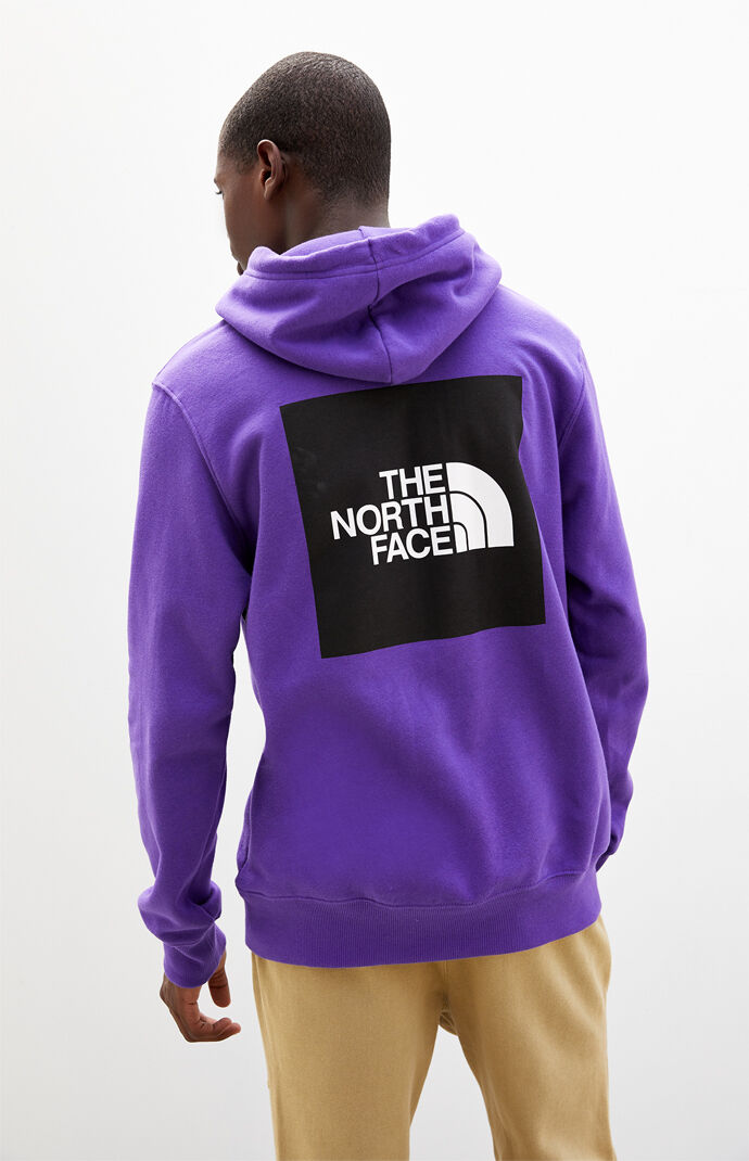 the north face hoodie purple
