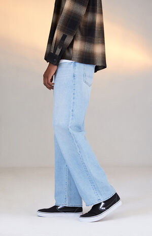Light Indigo Ultra Baggy Jeans image number 3
