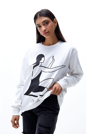 White Radiant Energy Long Sleeve T-Shirt White Radiant Energy Long Sleeve T-Shirt image number null
