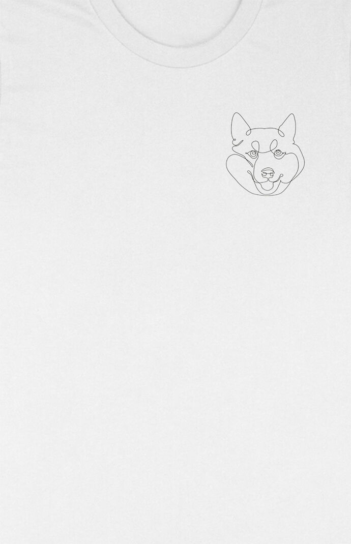 One Line Shiba Inu T-Shirt