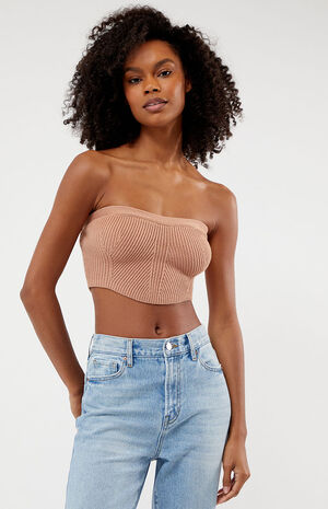 Frenchie Knit Tube Top
