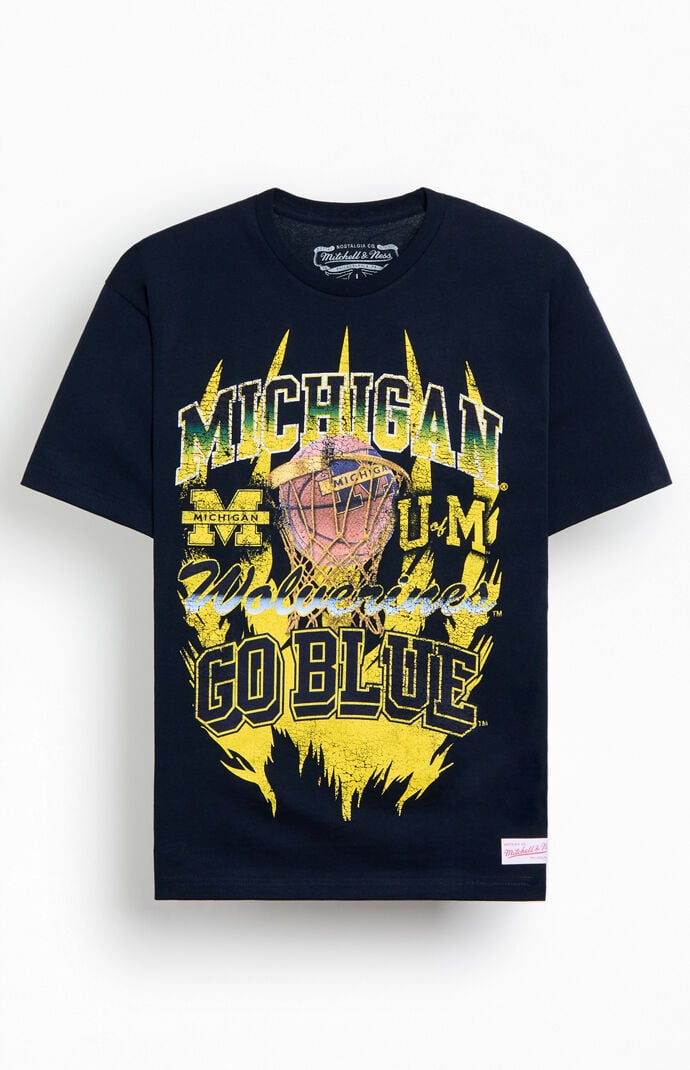Mitchell & Ness Michigan Wolverines Basketball T-Shirt