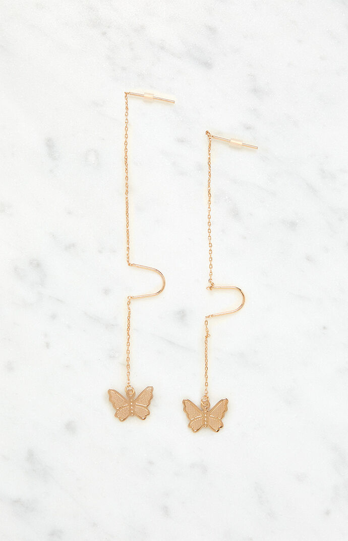 Pacsun shop butterfly earrings