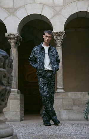 x Pacsun Rests In A Garden Baggy Jeans image number 1