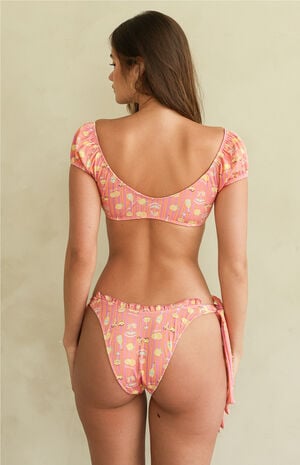 Toledo Tie Side Cheeky Bikini Bottom image number 3