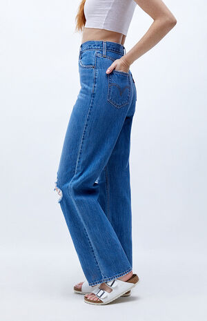 High Waisted Straight Joe Strut Jeans image number 2